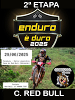 Cartaz Enduro É duro - Circuito Red Bull