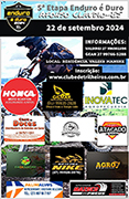 Cartaz Enduro É duro - Circuito Mata Fria